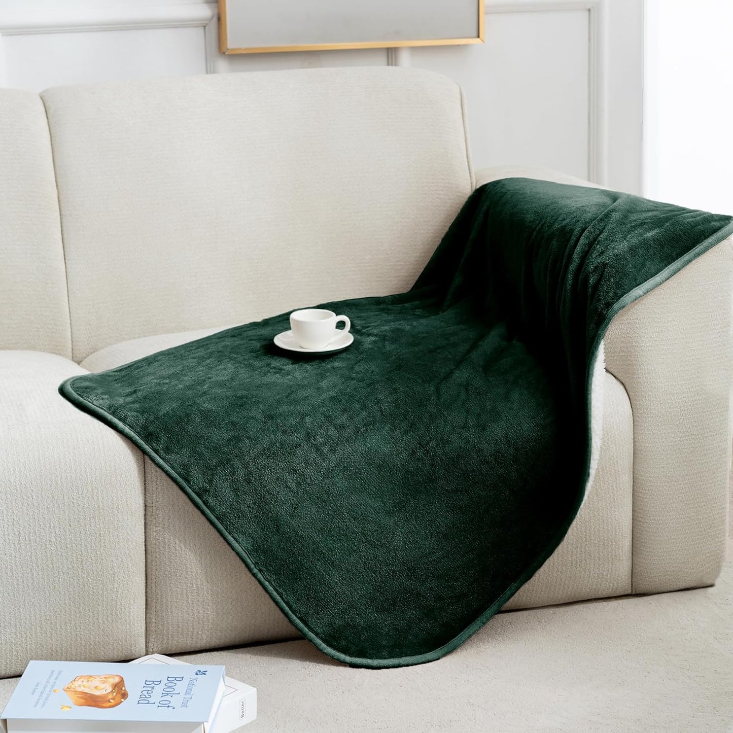 gogobunny Waterproof Blanket for Bed Couch Sofa, Liquid Pee and Fur Proof Pet Blanket for Dog Puppy Cat, Reversible Sherpa Fleece Throw Blanket Furniture Cover Protector (Grey, 50x60 inches)