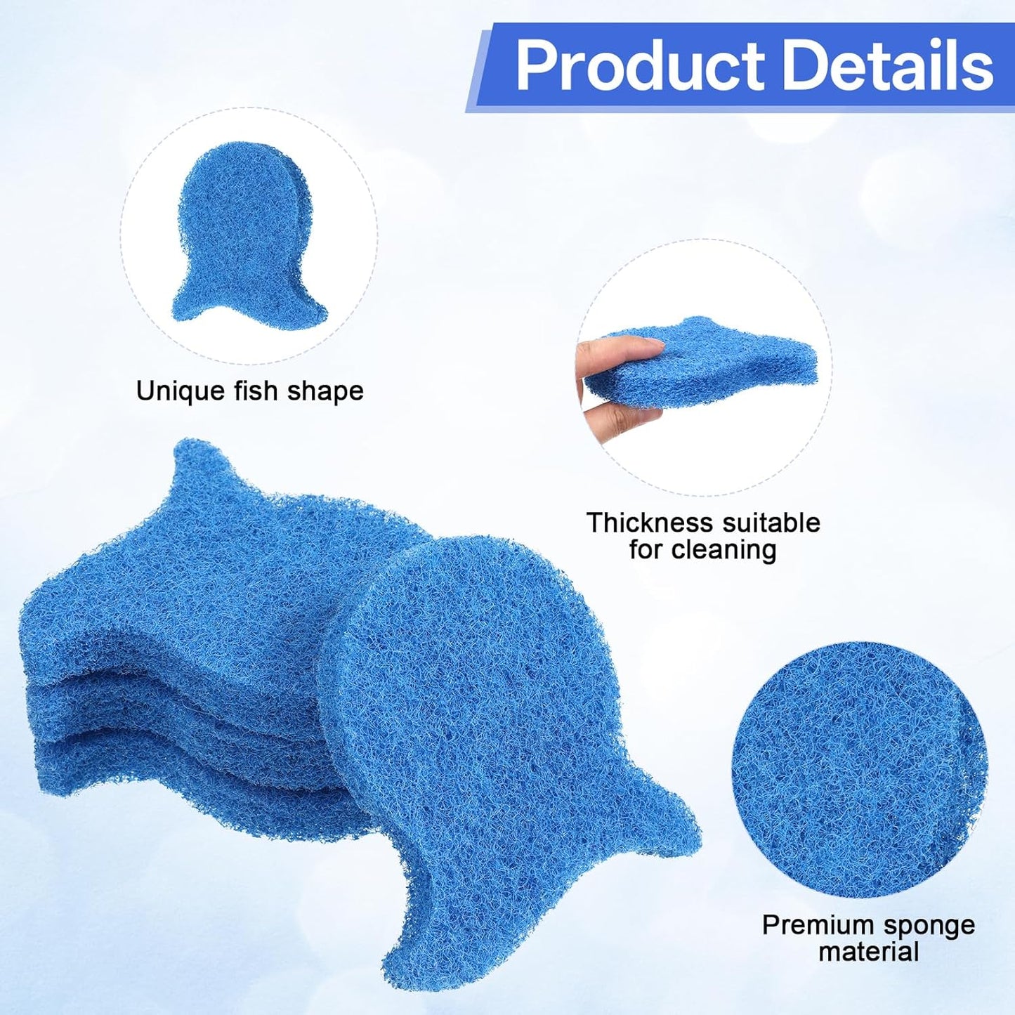 Pet Hair Remover for Laundry, 6 Pcs Reusable Catcher Effectively Removes Pet Hair, Dog & Cat Hairs Remover Tool for Washing Machines, Lint and Dander from Bedding Clothing