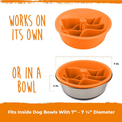 Mighty Paw Interactive Dog Lick Pad | Anxiety Relief, Dishwasher Safe, 4 Textures. Great for Dental Health. Dog Enrichment Toys for Medium Dogs, Lick Mat for Dogs Large Breed