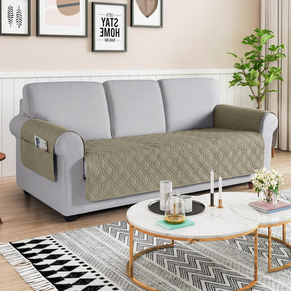 VANSOFY Couch Cover, Waterproof Sofa Covers Washable Slipcover Furniture Protector Couch Seat Covers Non-Slip Couch Cover for Dogs, Pets(Sofa, Dark Gray)