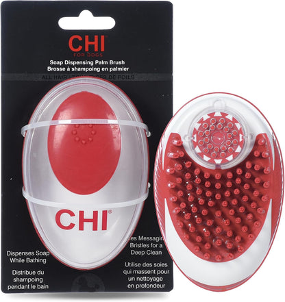 CHI for Dogs 2 in 1 Dematting and Deshedding Rake, Dual Head Dog Grooming Tool with Wide Tooth Dematting Rake and Fine Deshedding Rake, Detangler Comb for Thick Double and Long Dog Coat