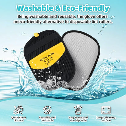 Pet Hair Removal Glove for Dogs & Cats,Resuable Five-Finger Magic Brush,2026 Newly Upgraded Electrostatic Pet Hair Remover Gloves,Pet Hair Remover Tool for Clothes, Bed,Couch, Carpet