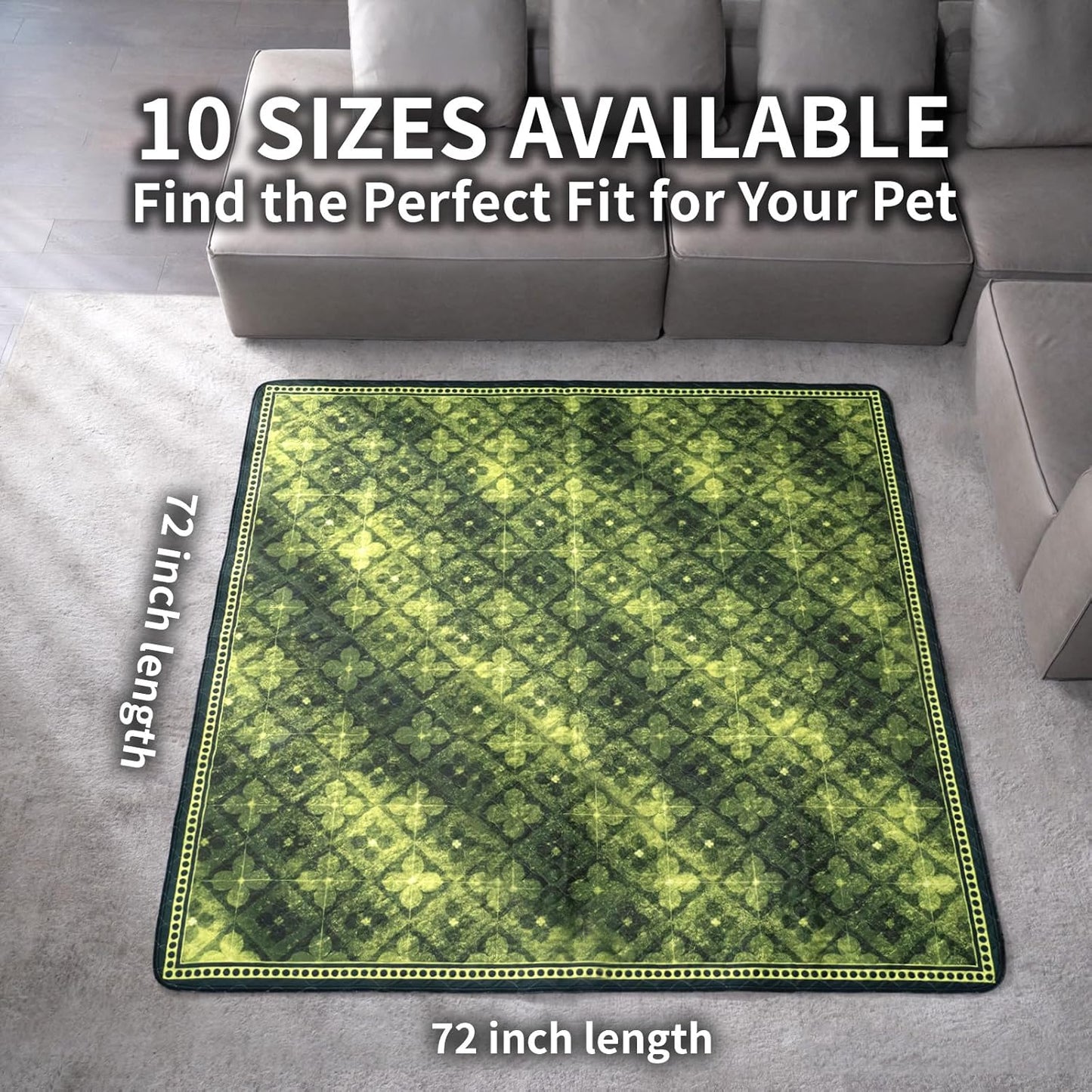 Washable Pee Pads for Dogs, Reusable Puppy Potty Training Pads, Ultra-Absorbent Thick Waterproof Leak-Proof Non-Slip Pads & Mat for Crate, Playpen, Floor, Whelping & Housebreaking , 2 Pack 18"x24"