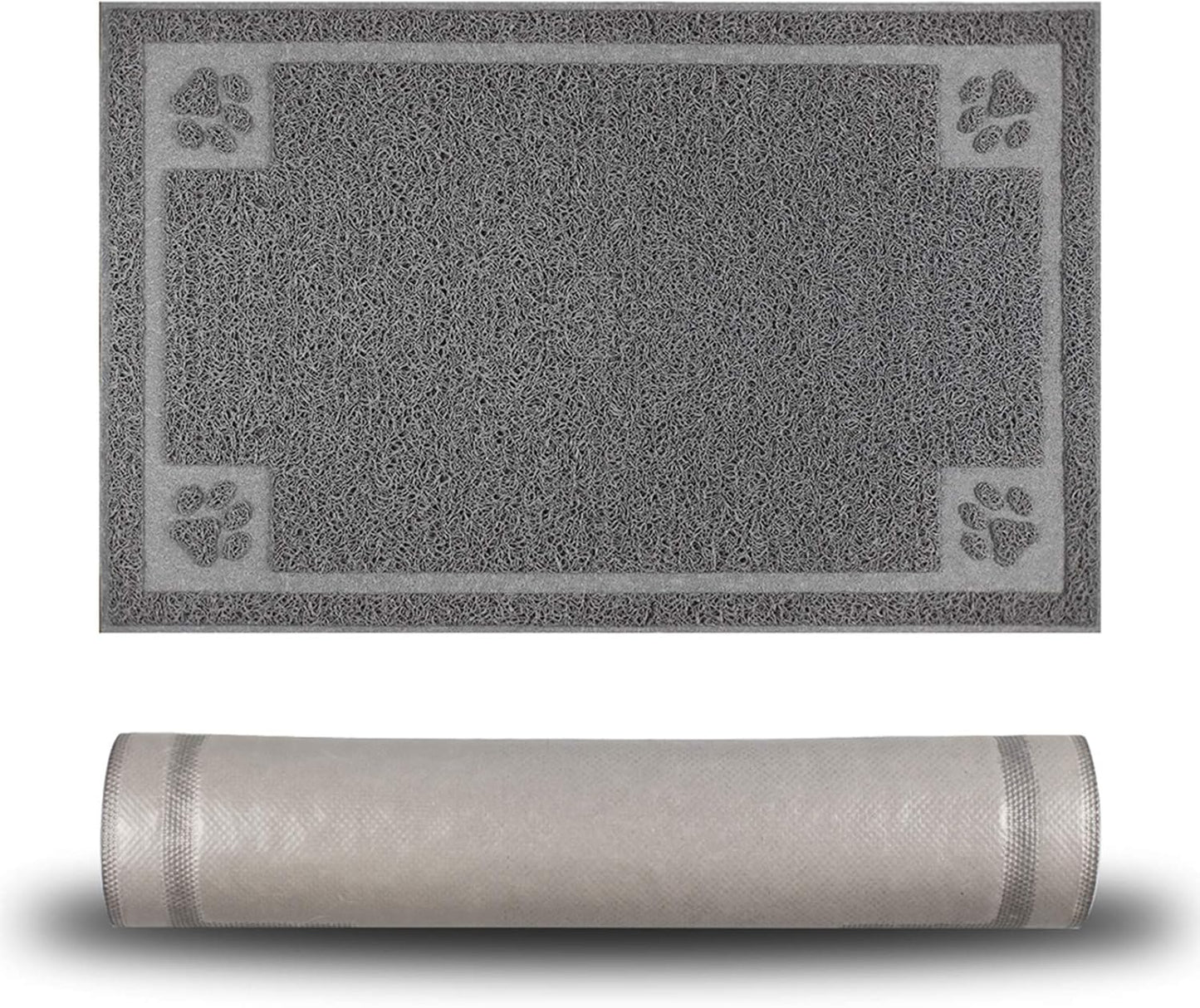 Pet Feeding Mat for Small Dogs and Cats 24" x 16" Flexible and Waterproof Dog Bowl Mat for Food and Water, Easy to Clean Dog Food Mat with Non Slip Backing