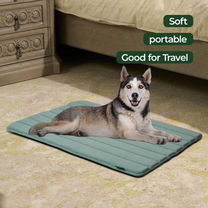 BALANCE Dog Crate Pad, Dog Foam Crate Mat Kennel Pad, Washable Water-Resistant Pet Bed Flat Dogs Cage Mat for Small Dogs