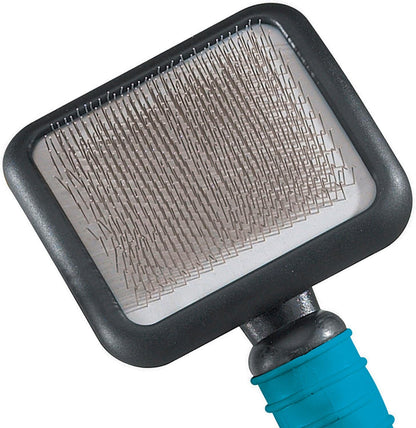 Master Grooming Tools Ergonomic Slicker Brushes — Molded Brushes for Grooming Dogs - Medium, 4" x 2½", Black