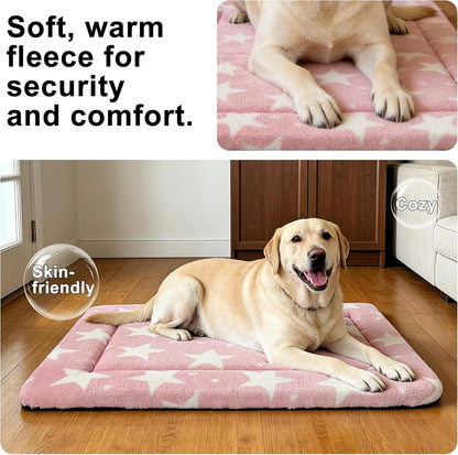 Dog Bed Mat – Soft & Comfortable Dog Kennel Pad for Crate – Durable Crate Bed & Mat for Dogs & Cats – Ideal for Crate, Kennel, and Home Use
