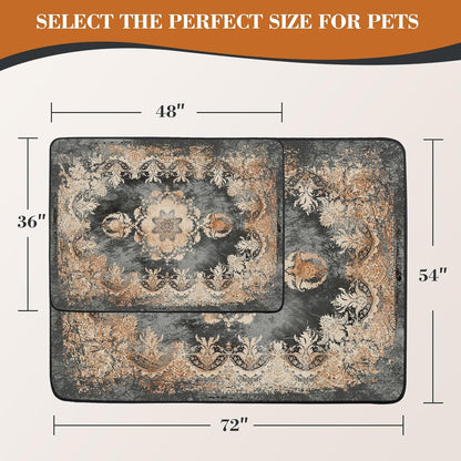 Dogcator Washable Pee Pads for Dogs, 2 Pack Reusable Puppy Training Pads. 36''x48'' Super Absorbent Dog Rugs, Non-Slip and Leakproof Pee Mat for Dogs, Whelping Pads for Crates and Floors
