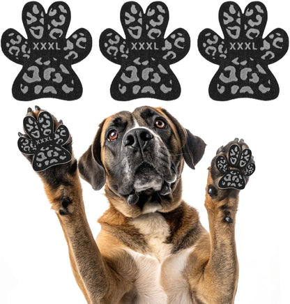 KOOLTAIL Dog Paw Protector Pads for Hot Pavement, Anti-Slip Grips Traction for Senior Dogs on Hardwood Floors,36 pcs Dog Feet Stickers with Stronger Adhesive, Pet Shoes Booties Socks Replacement,XL