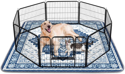 INVENHO Washable Pee Pads for Dogs 72"x72" Reusable Dog Pads Extra Large Upgrade Non-Slip Dog Pee Pads Heavy Absorbency Puppy Pee Pads Quick Dry Whelping Pads/Waterproof Puppy Training Pad