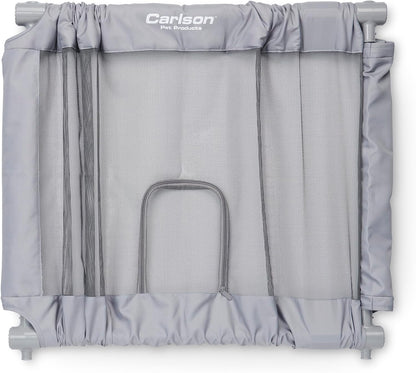 Carlson Pet Products 50" Extra Wide Retractable Dog Gate for Doorways & Bottom of Stairs, Easy Install Pet Gate, Gray