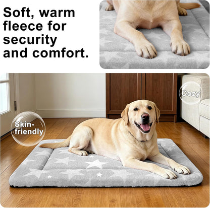 Dog Bed Mat – Soft & Comfortable Dog Kennel Pad for Crate – Durable Crate Bed & Mat for Dogs & Cats – Ideal for Crate, Kennel, and Home Use