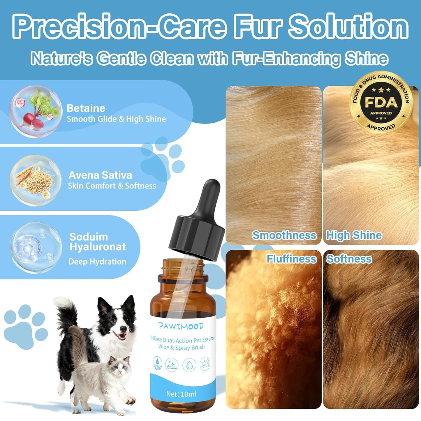 Pet Steam Brush for Dogs & Cats,5-in-1 Self-Cleaning Dog Steam Brush with 3 Swap-in Heads (Grooming, Dematting, Deshedding),Cat Spray Hair Removal Comb,Includes Pet Essence & Storage Bag