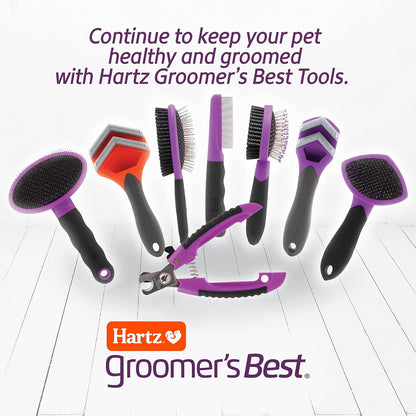 Hartz Grooming Supplies, Groomers Best Combo Brush for Dogs and Professionals 6-in-1 Dog Shampoo and Combo Brush Bundle, Good for All Dogs & Coat Types