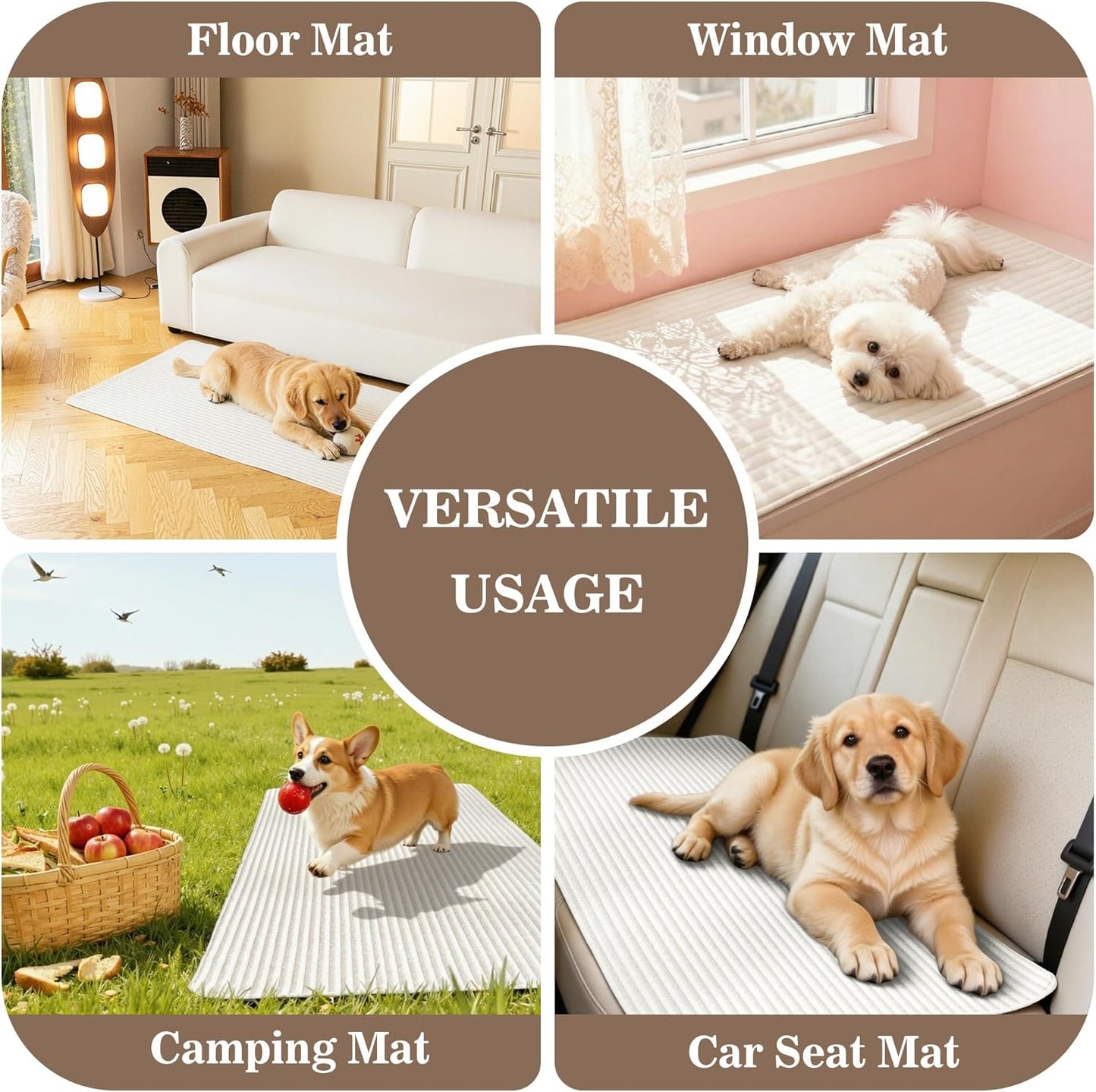MYSKY HOME 100% Waterproof Couch Cover for Sofa, Couch Covers for Dogs, Non Slip Back Pet Sectional Sofa Covers for 3 Cushion Couch, Sofa Covers Washable, Dog Bed Cover, Dark Grey, 35"x70.9"