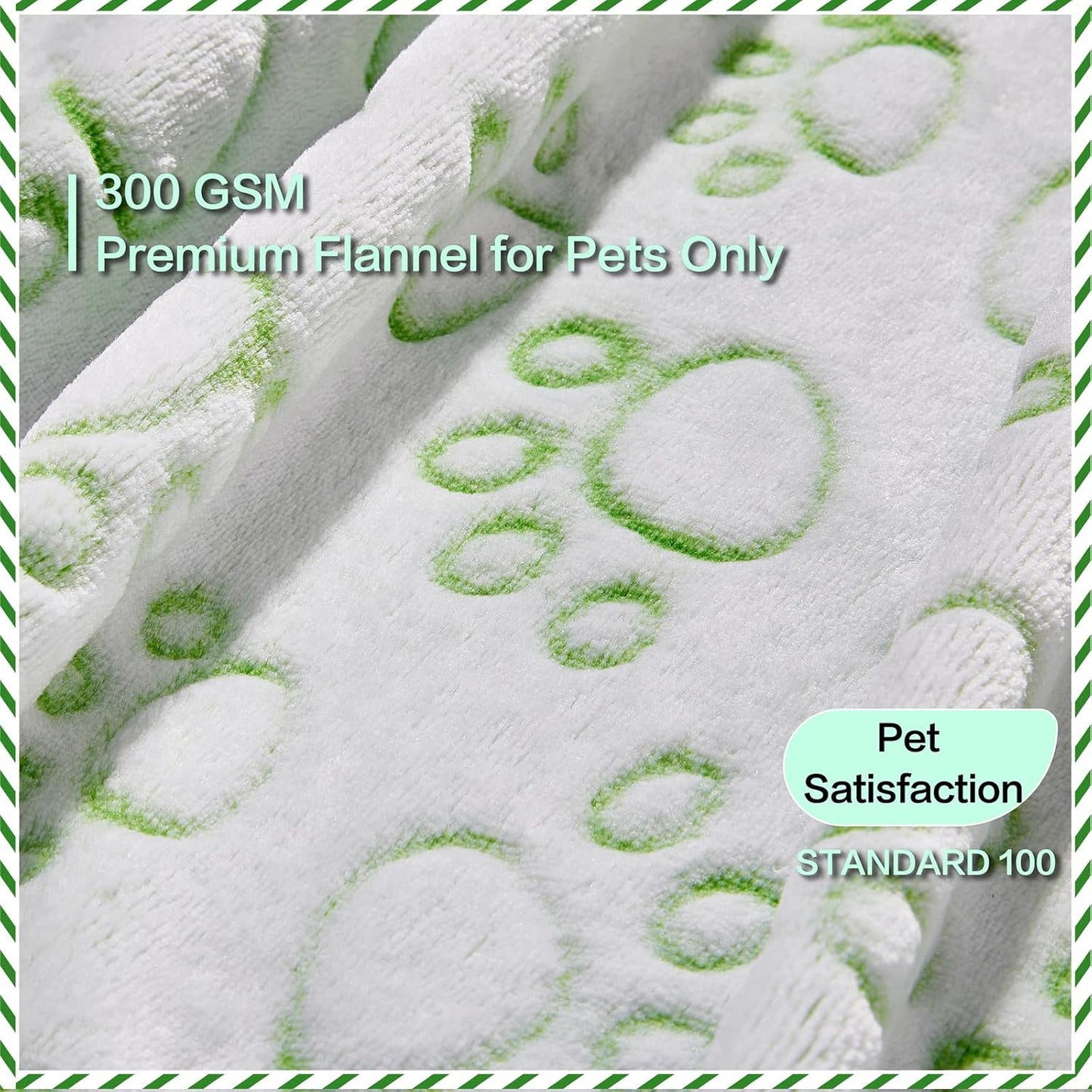 Stuffed® Premium Soft Dog Blanket Washable, 40"x32" Cat Blanket for Indoor Cats Large Medium Small Dog Puppy Essentials (Grey)