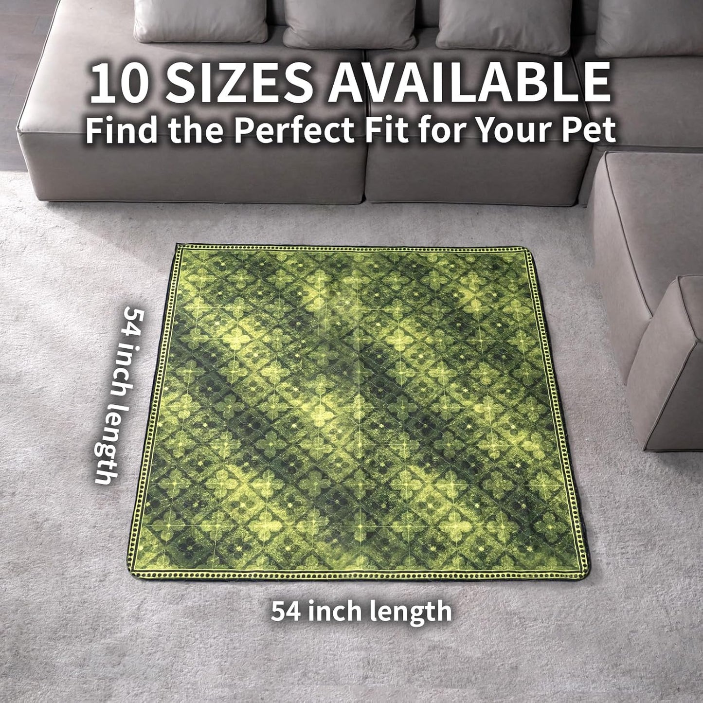 Washable Pee Pads for Dogs, Reusable Puppy Potty Training Pads, Ultra-Absorbent Thick Waterproof Leak-Proof Non-Slip Pads & Mat for Crate, Playpen, Floor, Whelping & Housebreaking , 2 Pack 18"x24"