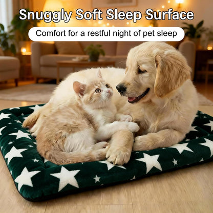 Dog Bed Mat – Soft & Comfortable Dog Kennel Pad for Crate – Durable Crate Bed & Mat for Dogs & Cats – Ideal for Crate, Kennel, and Home Use