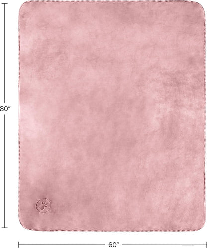 Waterproof Pet Blanket - 50x60-Inch Reversible Sherpa Fleece Throw Protects Couches, Cars, and Beds from Spills, Stains, and Fur by PETMAKER (Gray)