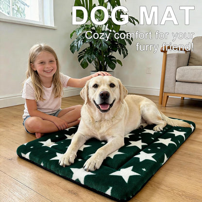 Dog Bed Mat – Soft & Comfortable Dog Kennel Pad for Crate – Durable Crate Bed & Mat for Dogs & Cats – Ideal for Crate, Kennel, and Home Use