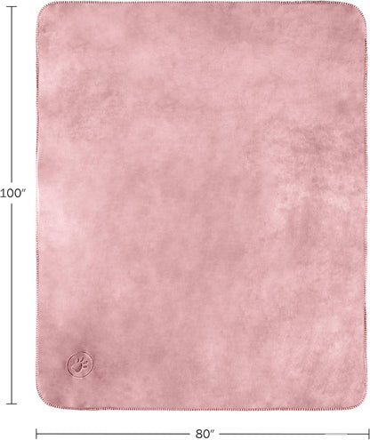 Waterproof Pet Blanket - 50x60-Inch Reversible Sherpa Fleece Throw Protects Couches, Cars, and Beds from Spills, Stains, and Fur by PETMAKER (Gray)