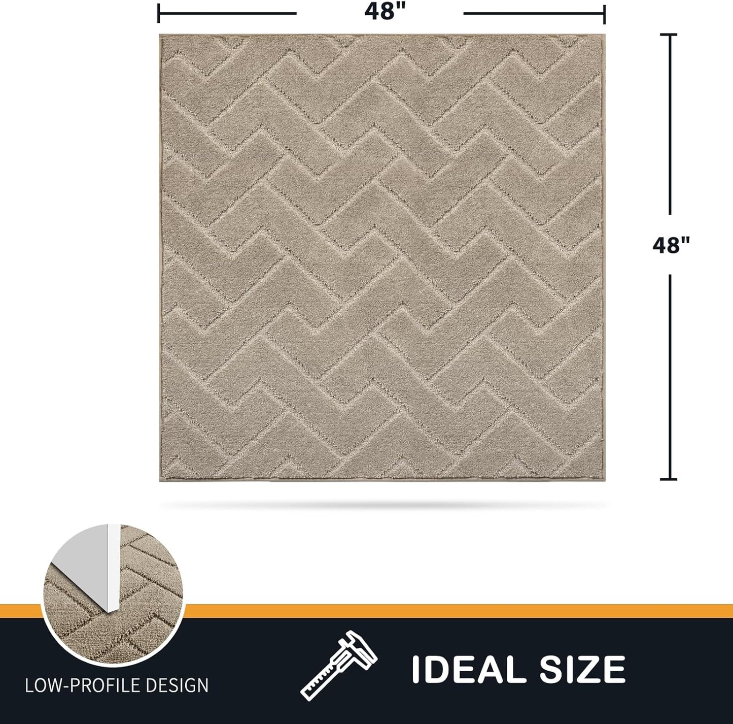PURRUGS Dirt Trapping Door Mat 20" x 31.5", Non-Slip Machine Washable Entry Rug, Dog Doormat, Indoor Front Door Mat, Super Absorbent Entryway Rug for Muddy Shoes & Paws, Taupe