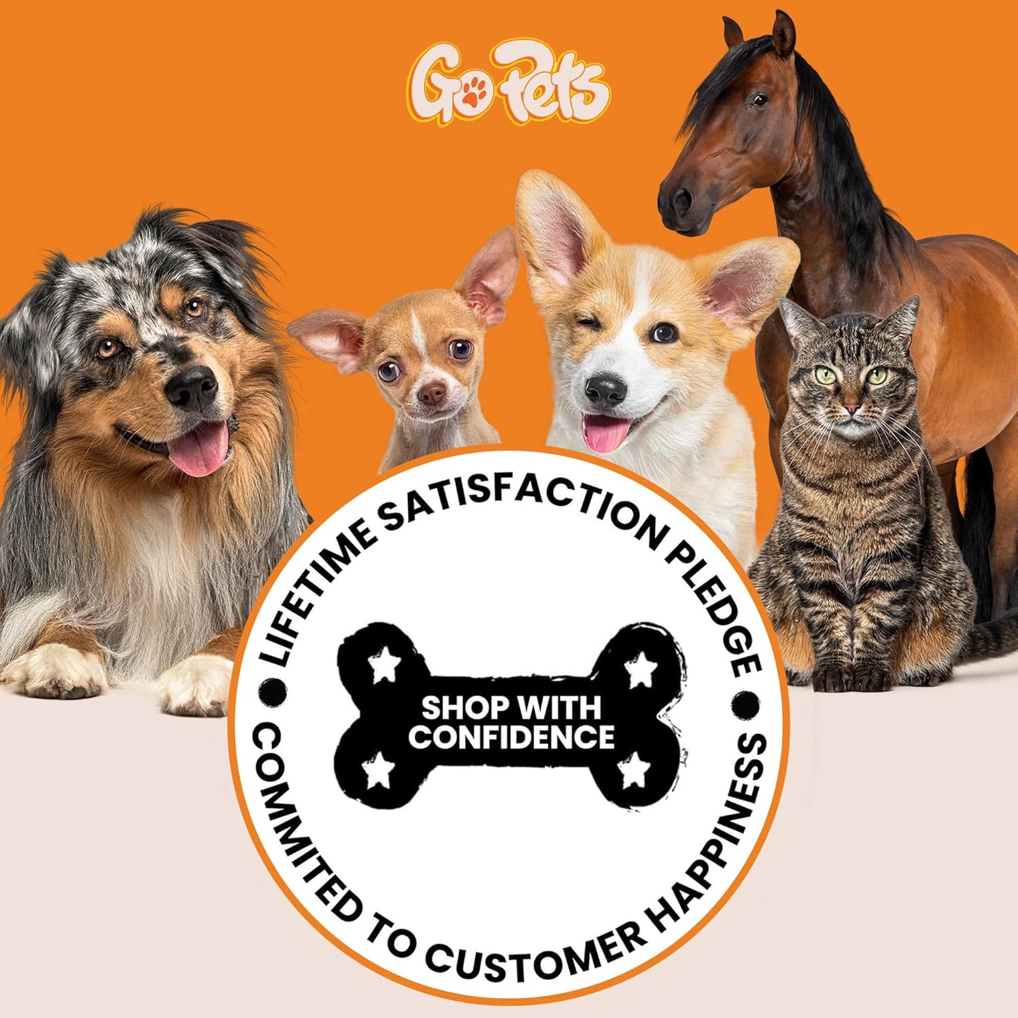 GoPets Self-Cleaning Slicker Brush for Dogs & Cats, Deshedding & Dematting Comb with Retractable Bristles, Undercoat Tool for Long Haired Dogs, Non-Slip Handle, Detangler for Mats & Shedding Fur
