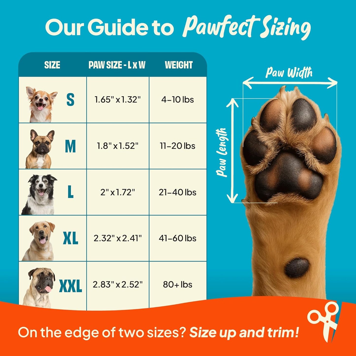 Anti-Slip Paw Stickers for Dogs Feet - Non-Slip Paw Pads for Traction on Hardwood & Tile Floors - Breathable Adhesive Friction Foot Grips for Senior & Injured Dogs – 24 Pads (Size M)