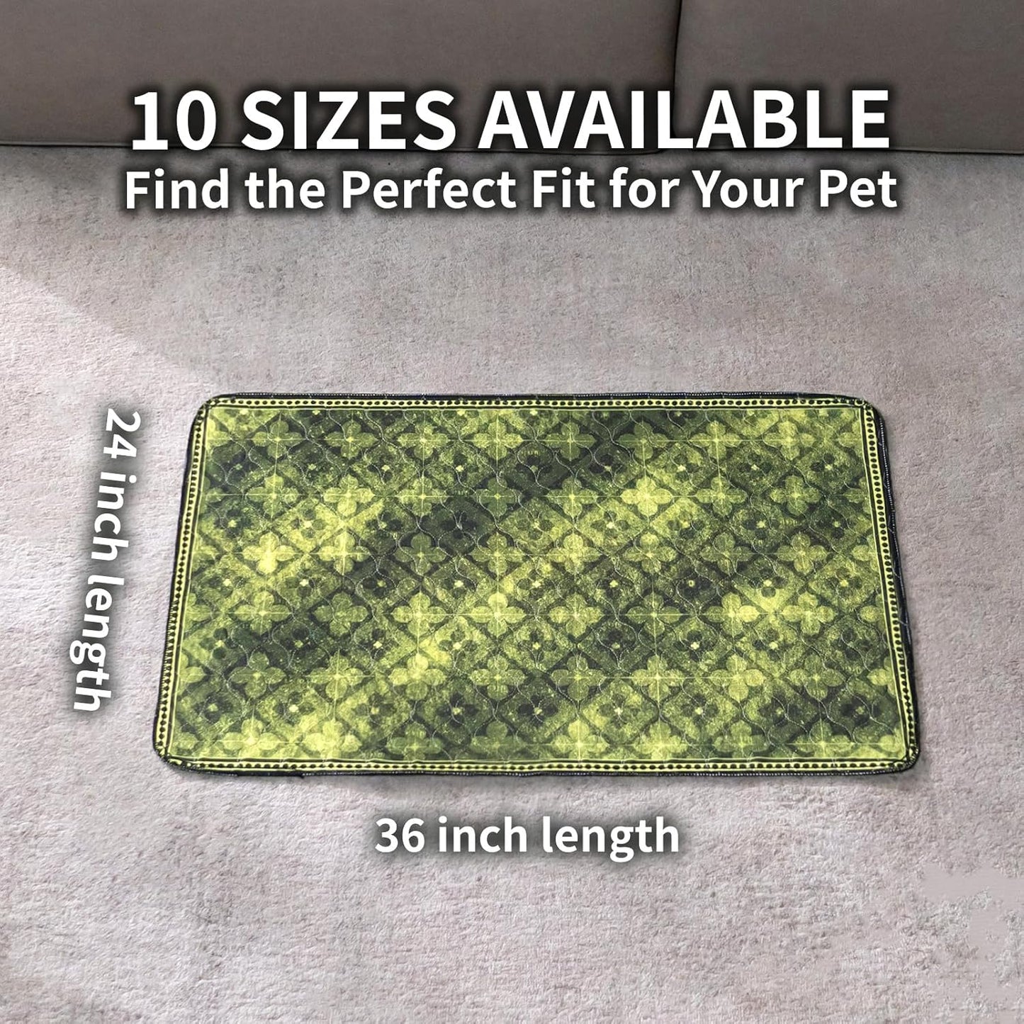 Washable Pee Pads for Dogs, Reusable Puppy Potty Training Pads, Ultra-Absorbent Thick Waterproof Leak-Proof Non-Slip Pads & Mat for Crate, Playpen, Floor, Whelping & Housebreaking , 2 Pack 18"x24"