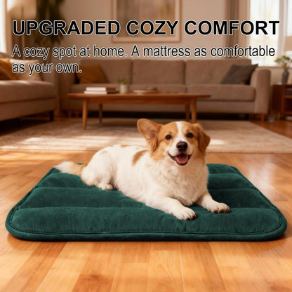 Dog Bed Mat – Soft & Comfortable Dog Kennel Pad for Crate – Durable Crate Bed & Mat for Dogs & Cats – Ideal for Crate, Kennel, and Home Use