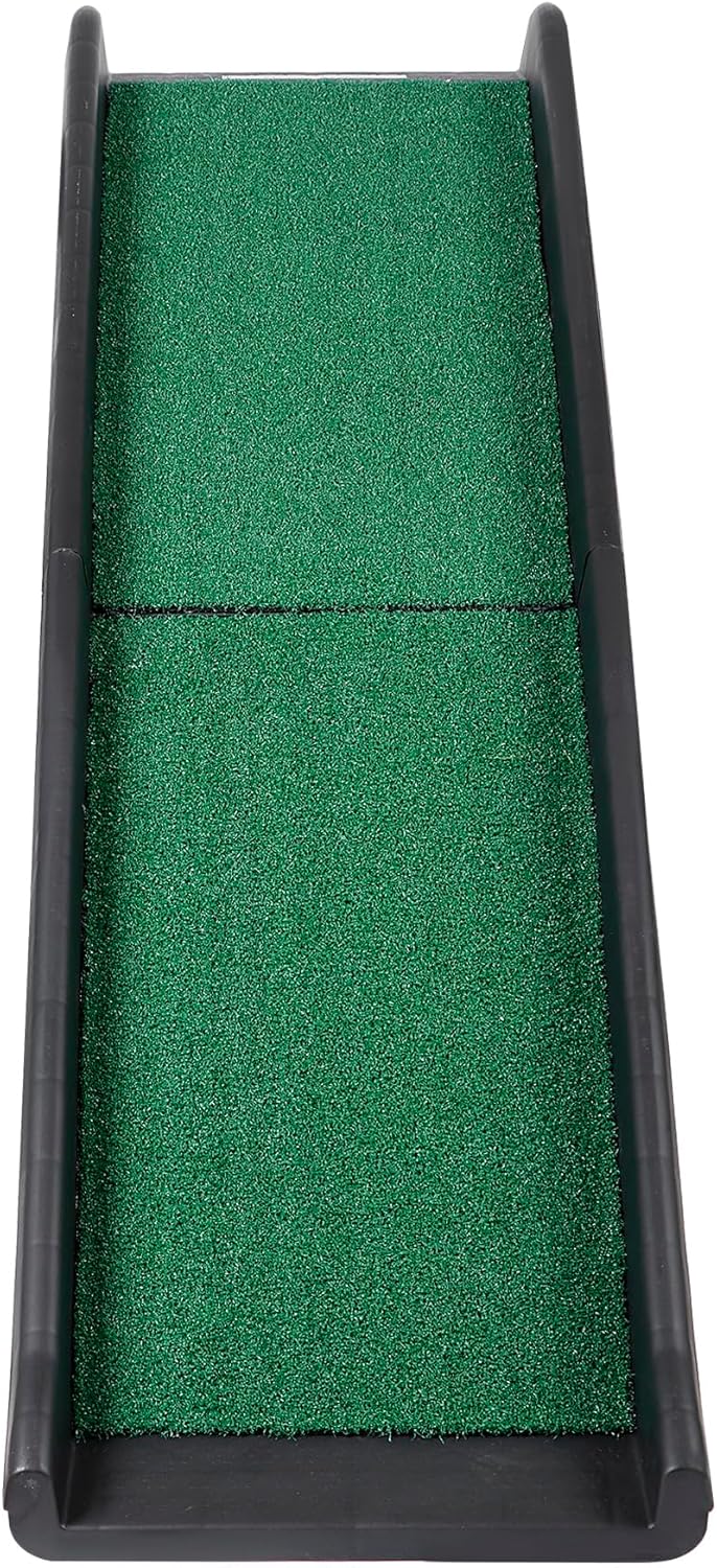 62 Inches Folding Dog Ramp for Cars Trucks SUVs Portable Pet Ramps for Large Dogs Non-Slip Stairs Step Ladder with Raised Siderails, Black