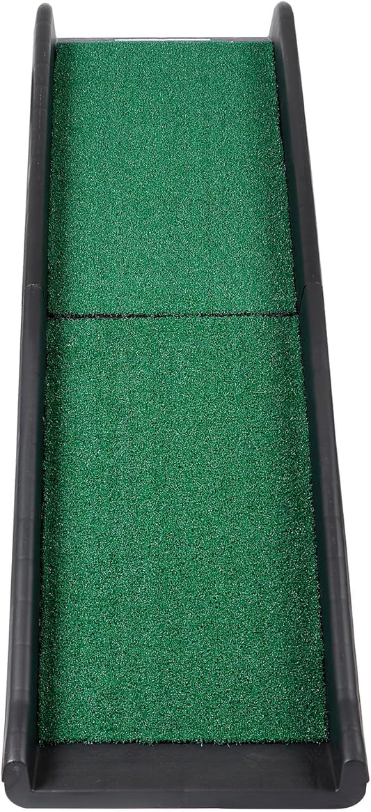 62 Inches Folding Dog Ramp for Cars Trucks SUVs Portable Pet Ramps for Large Dogs Non-Slip Stairs Step Ladder with Raised Siderails, Black