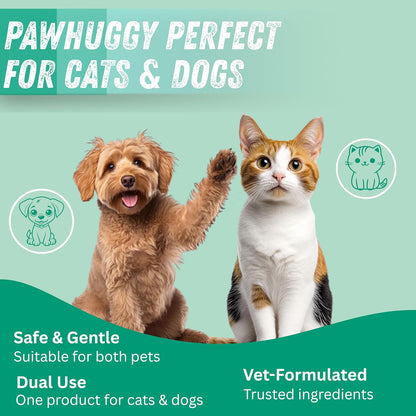 100 Finger Wipes - Pet Dental Wipes for Dogs & Cats - Dog Teeth Cleaning Powder & Toothpaste Alternative - Dog & Cat Teeth Cleaning Wipes - Freshen Breath & Reduce Plaque
