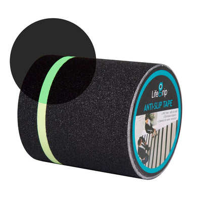 LifeGrip Anti Slip Transparent Anti Slip Tape, 4 inch by 30 feet, Non-Slip Traction Grip Tape to Tubs, Boats, Stairs, Clear, Soft, Comfortable for Bare feet (4" X 30')