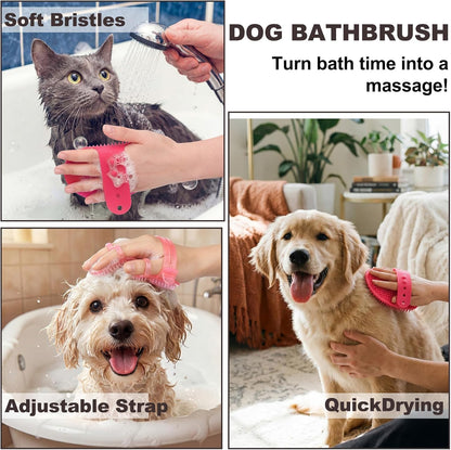 Yaomiao Dog Brush Grooming Kit 9 Pcs Kit with Pet Nail Clipper and File Cat Grooming Deshedding Undercoat Rake Comb for All Breeds Sizes Promotes Healthy Skin Coat(Classic Color)