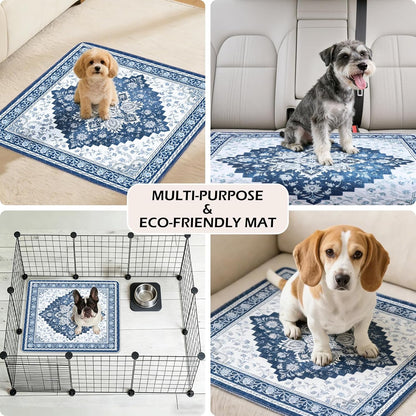 INVENHO Washable Pee Pads for Dogs 72"x72" Reusable Dog Pads Extra Large Upgrade Non-Slip Dog Pee Pads Heavy Absorbency Puppy Pee Pads Quick Dry Whelping Pads/Waterproof Puppy Training Pad