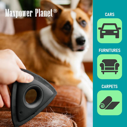Maxpower Planet Pet Hair Removal Tool, Dog Hair Remover, for Car Carpet, Furniture, Easy Use Car Detailing Fur Remover Tool, Pet Hair Remover for Pet Fur