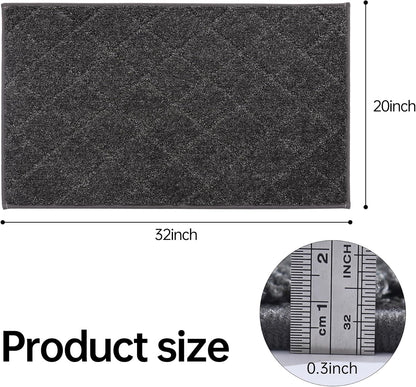 COSY HOMEER Edging Stair Treads Non-Slip Carpet Mat 28inX9in Indoor Stair Runners for Wooden Steps, Edging Stair Rugs for Kids and Dogs, 100% Polyester TPE Backing (7pc, Beige)