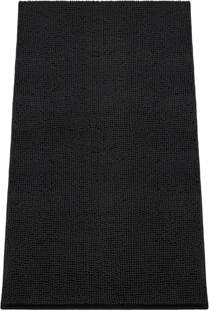 Absorbent Dog Door Mat for Muddy Paws, 60" x 24" Chenille Indoor Mats for Entryway, Trap Dirt Front Door Mat Indoor Entrance Washable Non Slip Soft