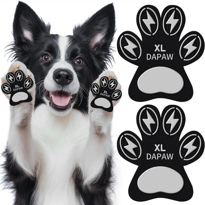 Dapaw Anti-Slip Dog Paw Pads, Paw Grip for Senior Dog on Hardwood & Tile Floors, Protector Pads for Hot Pavement, Paw Stickers for Dogs Feet with Strong Traction (5 Sets, 20 Pcs) L