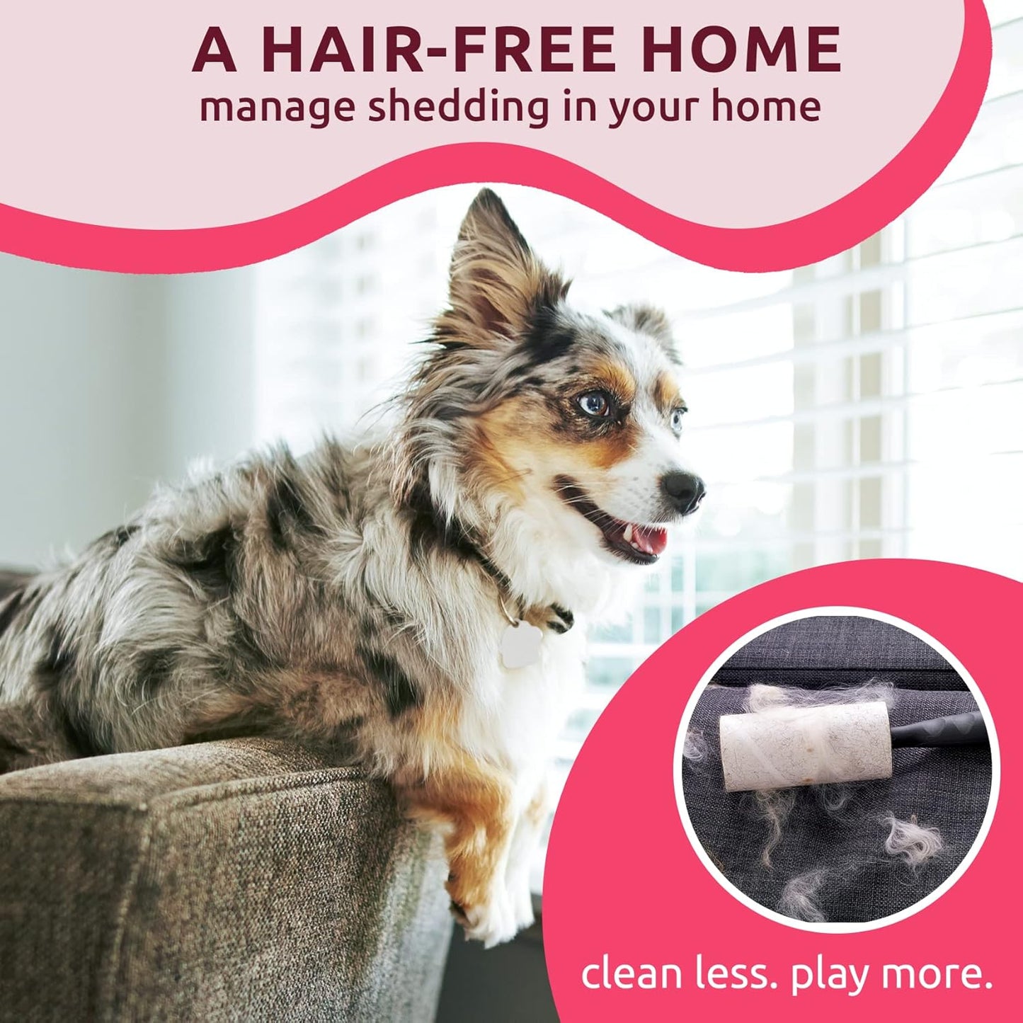 Pat Your Pet Deshedding Dog Brush For Shedding – Cat Brushes For Indoor Cats, Double-Sided Cat Brush Deshedding & Grooming Tool For Long Haired And Short Haired Dogs, Skin-Friendly