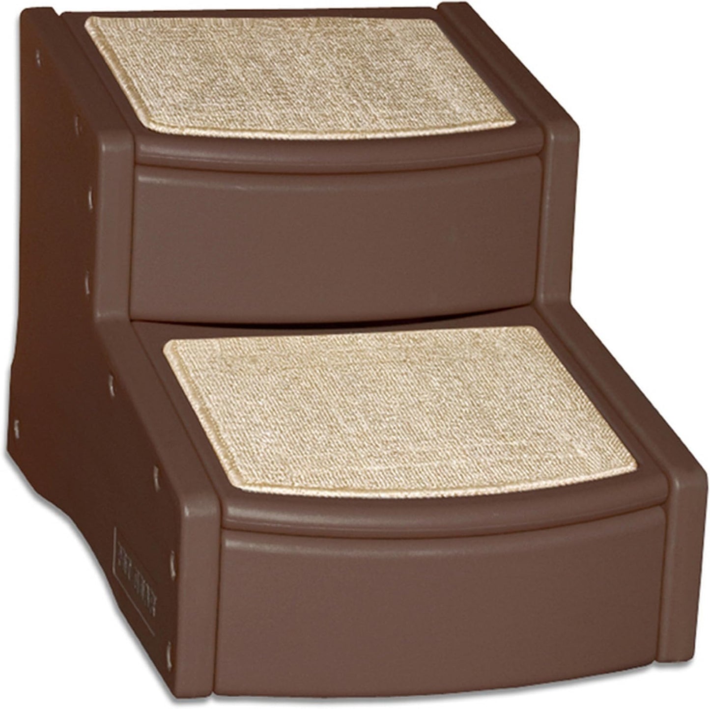 Pet Gear Easy Step III Pet Stairs, 3 Step for Cats/Dogs, Removable Washable Carpet Treads, for Pets Up to 150lbs, No Tools Required, Available in 9 Colors, Coffee Bean