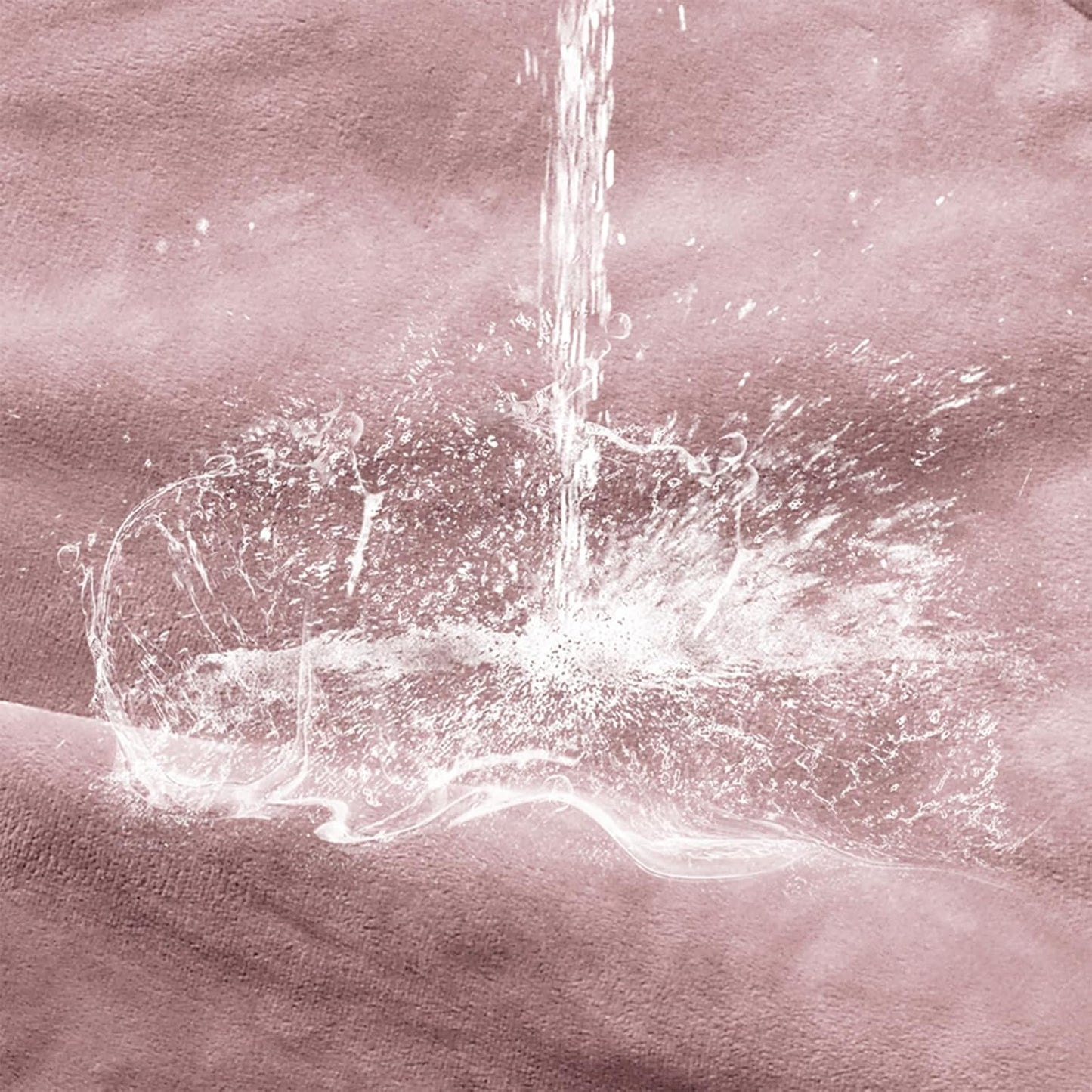 Waterproof Blanket 60"x80" for Adults, Reversible Waterproof Bed Cover for Dogs Cats Pets, Soft Leakproof Blanket for Bed Couch Sofa Furniture Protector, Dusty Pink/Off White