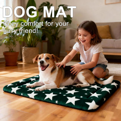 Dog Bed Mat – Soft & Comfortable Dog Kennel Pad for Crate – Durable Crate Bed & Mat for Dogs & Cats – Ideal for Crate, Kennel, and Home Use