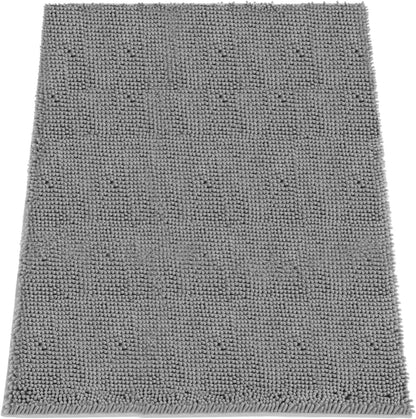 Absorbent Dog Door Mat for Muddy Paws, 60" x 24" Chenille Indoor Mats for Entryway, Trap Dirt Front Door Mat Indoor Entrance Washable Non Slip Soft