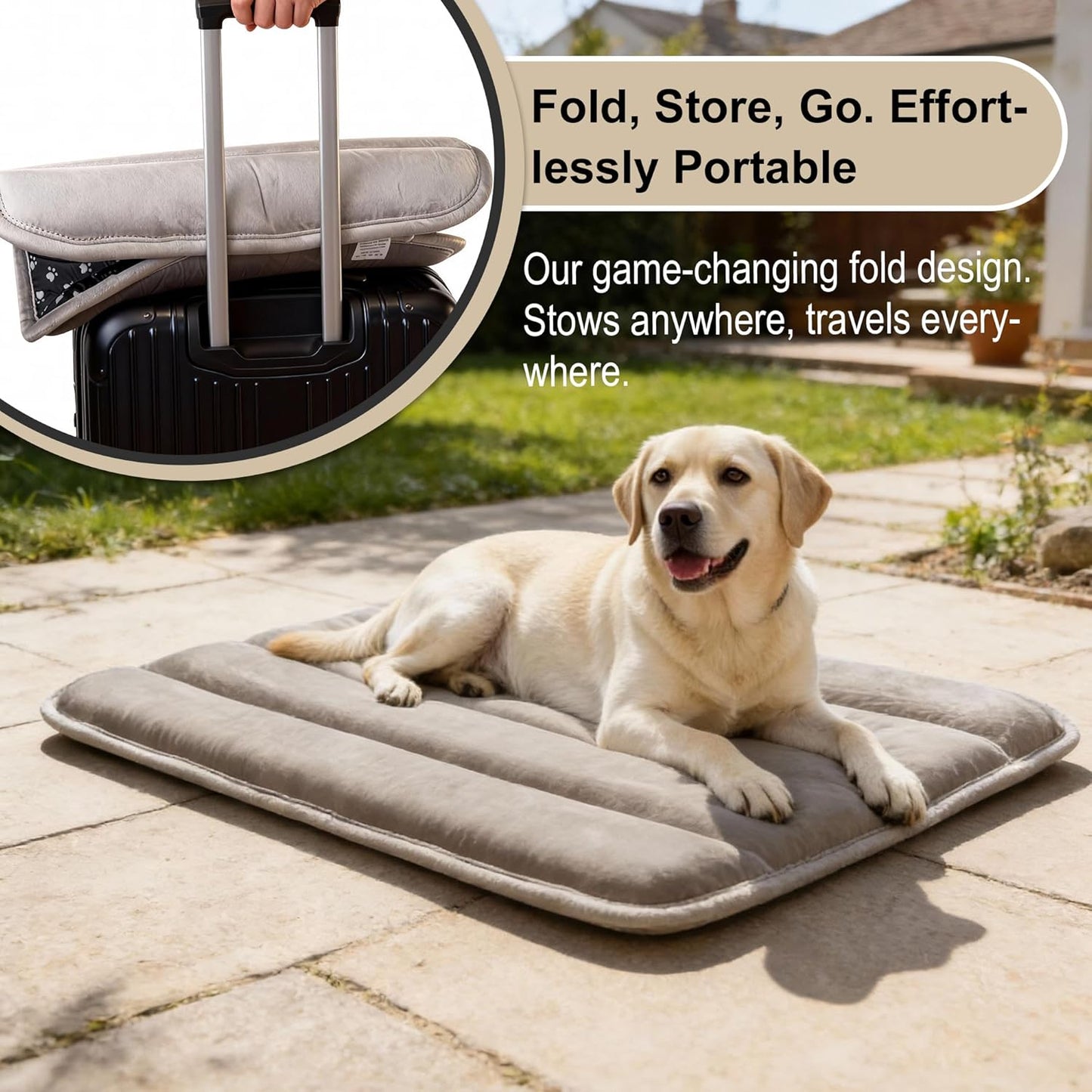 Dog Bed Mat – Soft & Comfortable Dog Kennel Pad for Crate – Durable Crate Bed & Mat for Dogs & Cats – Ideal for Crate, Kennel, and Home Use