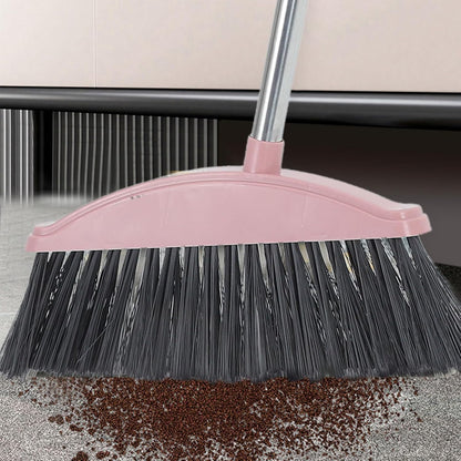 Heavy Duty Pet Hair Broom with Long Handle Angle Indoor Floor Cleaning Broom for Home and Courtyard for Hair and Dust Removal