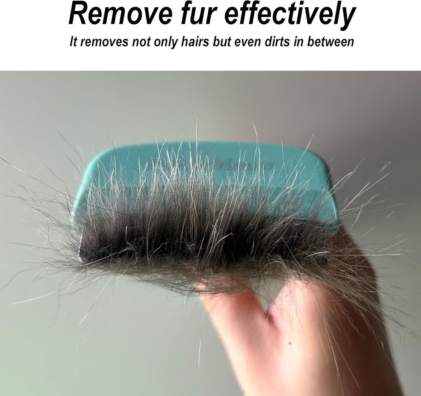 Pet Deshedding Tool with Curve Blade, Cat Grooming Brush, Tight V-shaped Teeth Shedding Comb for Cat and Dog (Pink, Large)