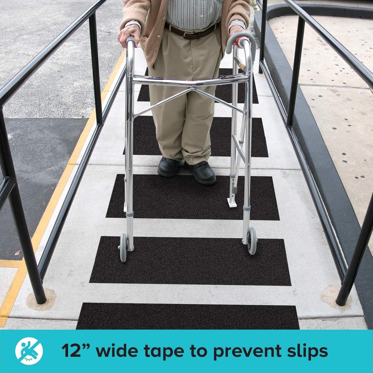 LifeGrip Anti Slip Transparent Anti Slip Tape, 4 inch by 30 feet, Non-Slip Traction Grip Tape to Tubs, Boats, Stairs, Clear, Soft, Comfortable for Bare feet (4" X 30')