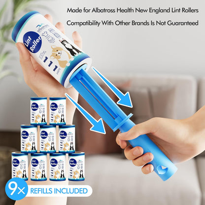 Lint Rollers for Pet Hair Extra Sticky, 800 Sheets Mega Value Set Lint Rollers for Pet Hair Removal, Dog and Cat Lint Remover for Clothes, Furniture, Carpet